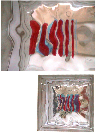 Bild Chromosome - rot-blau von Uli Aschenborn